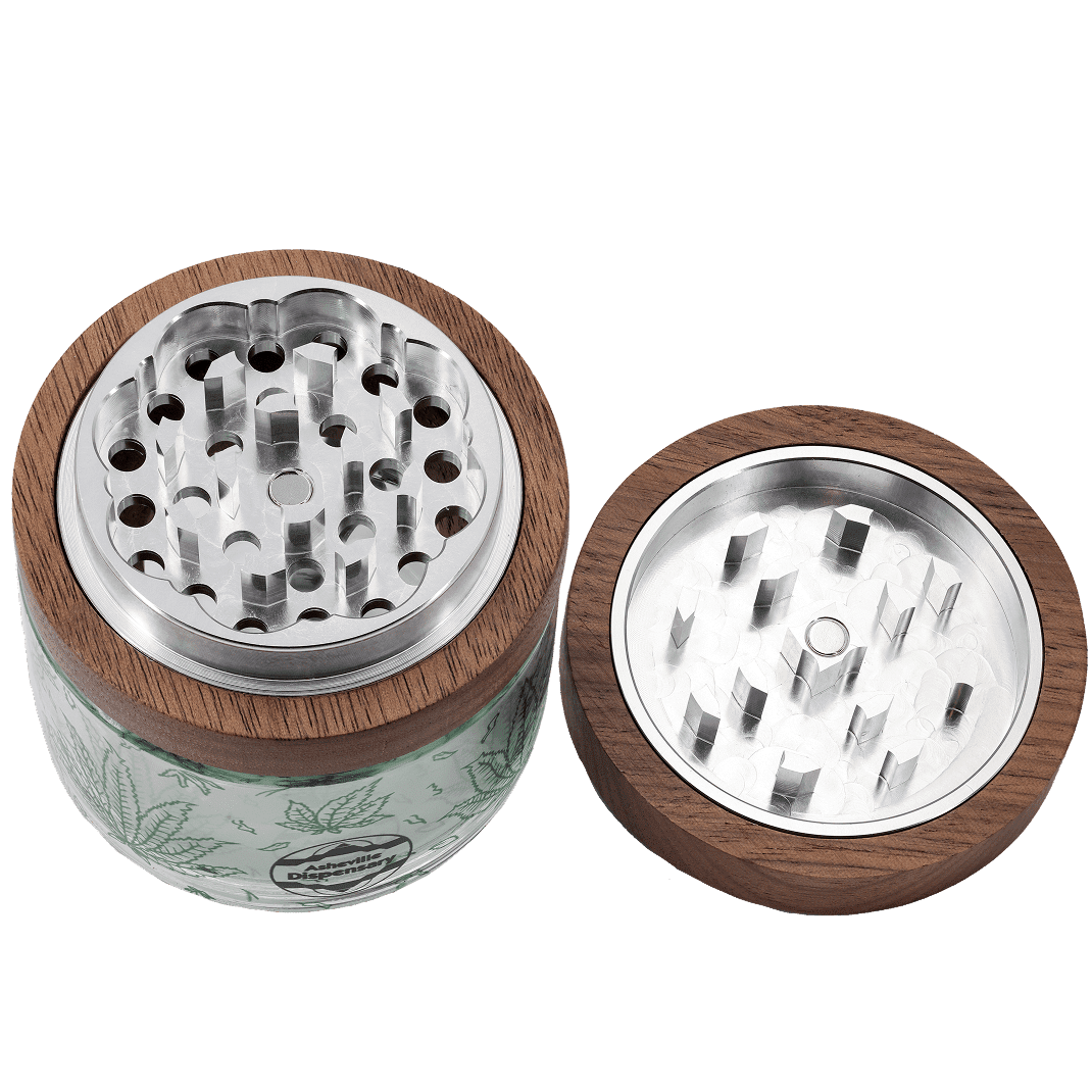 Cirrus Glass 3-Piece Aluminum Herb Grinder